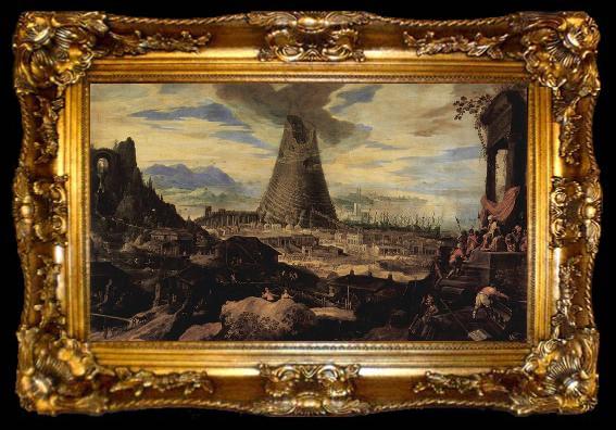 framed  Lodewijk Toeput Turmbau zu Babel, ta009-2